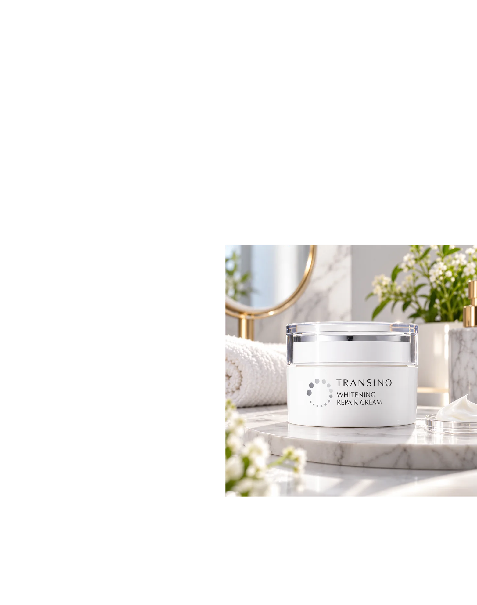 Transino cream container packaging
